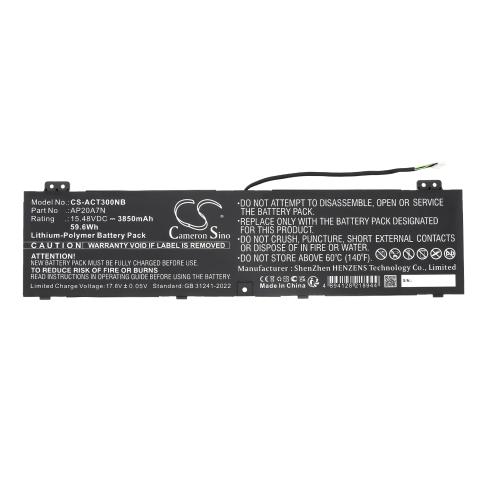 Batterie pc portable acer predator triton 300 se pt314 51s 52ml