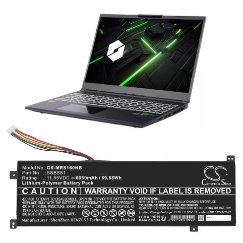 Batterie pc portable mechrevo 16 pro