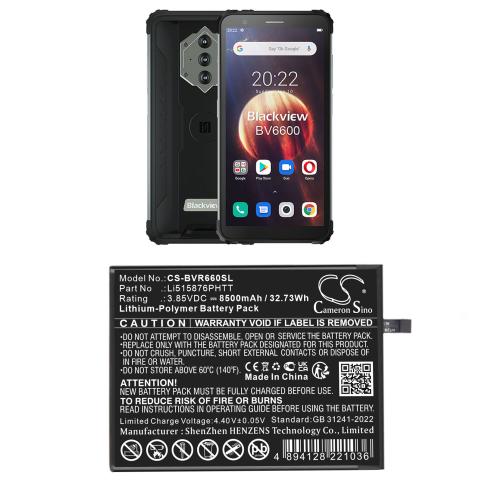 Batterie blackview bv6600 pro